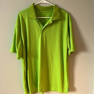 Lime green men’s polo